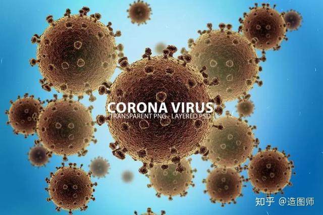 最新的冠状病毒基因dna插画插图jpgpngpsd