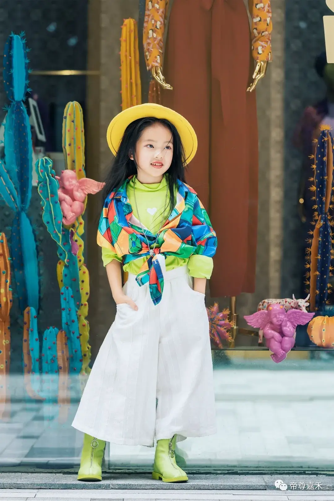 帝尊嘉禾儿童模卡casting精选森系亲子照氛围感女孩吴雅欣