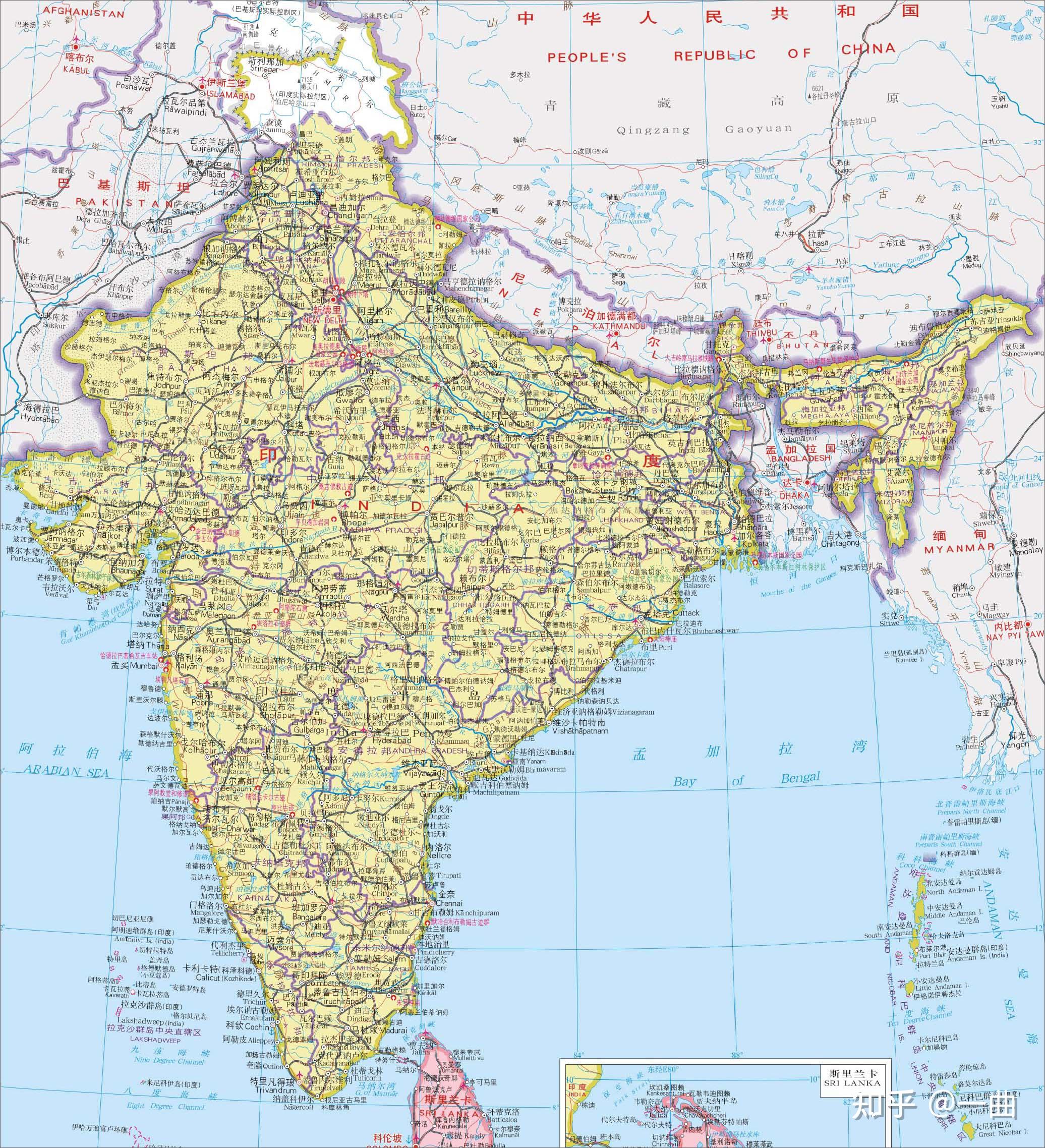 高清地图|世界各国/地区超高清地图分享 - 知乎
