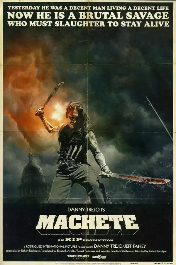 《弯刀》  machete 代表作有 《罪恶之城》,《杀人三步曲》,《杀出个
