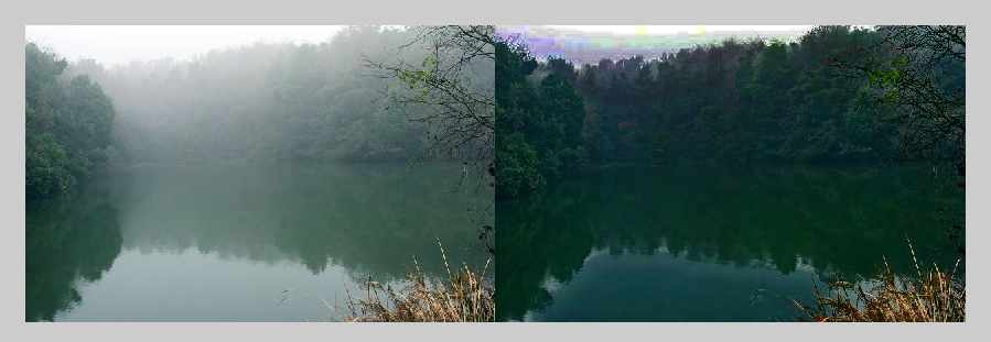 matlab直方图图像去雾算法实现