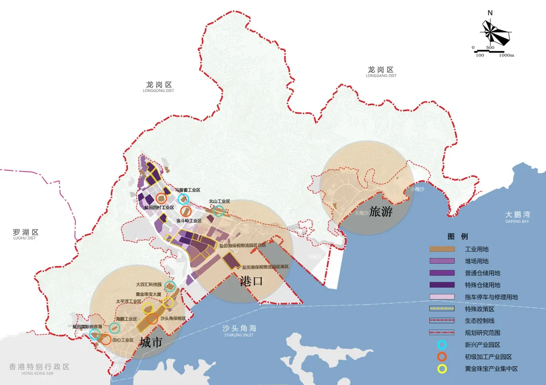 盐田区地图全图图片