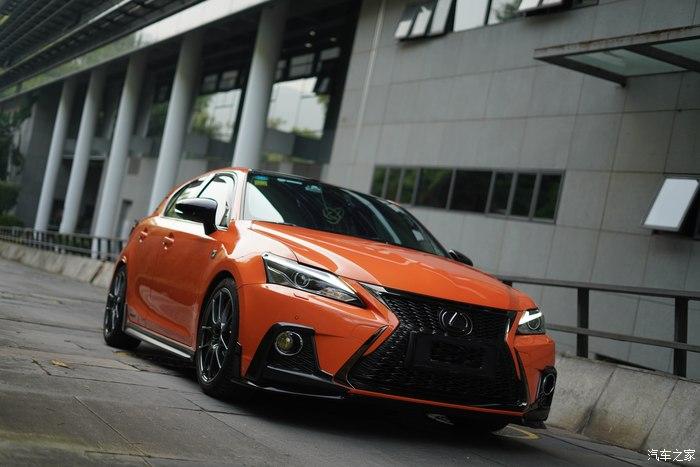 给生活添一道绚丽的色彩记我的lexusct200hfsport炙热橙双拼
