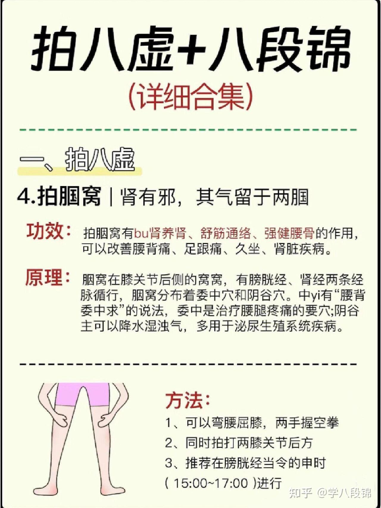 拍八虚+八段锦(详细合集) - 知乎