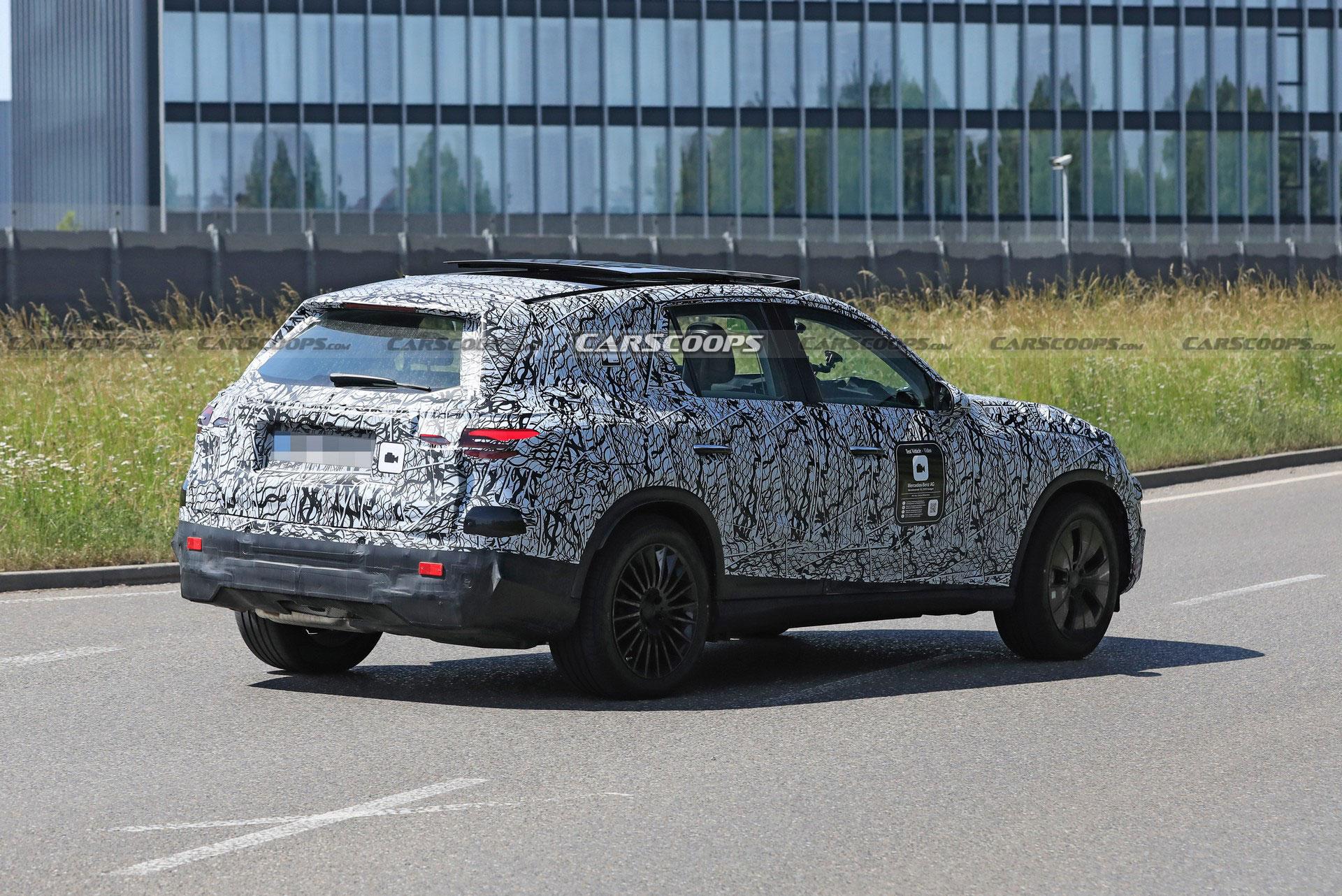 增混动系统梅赛德斯奔驰新款glc路试谍照曝光