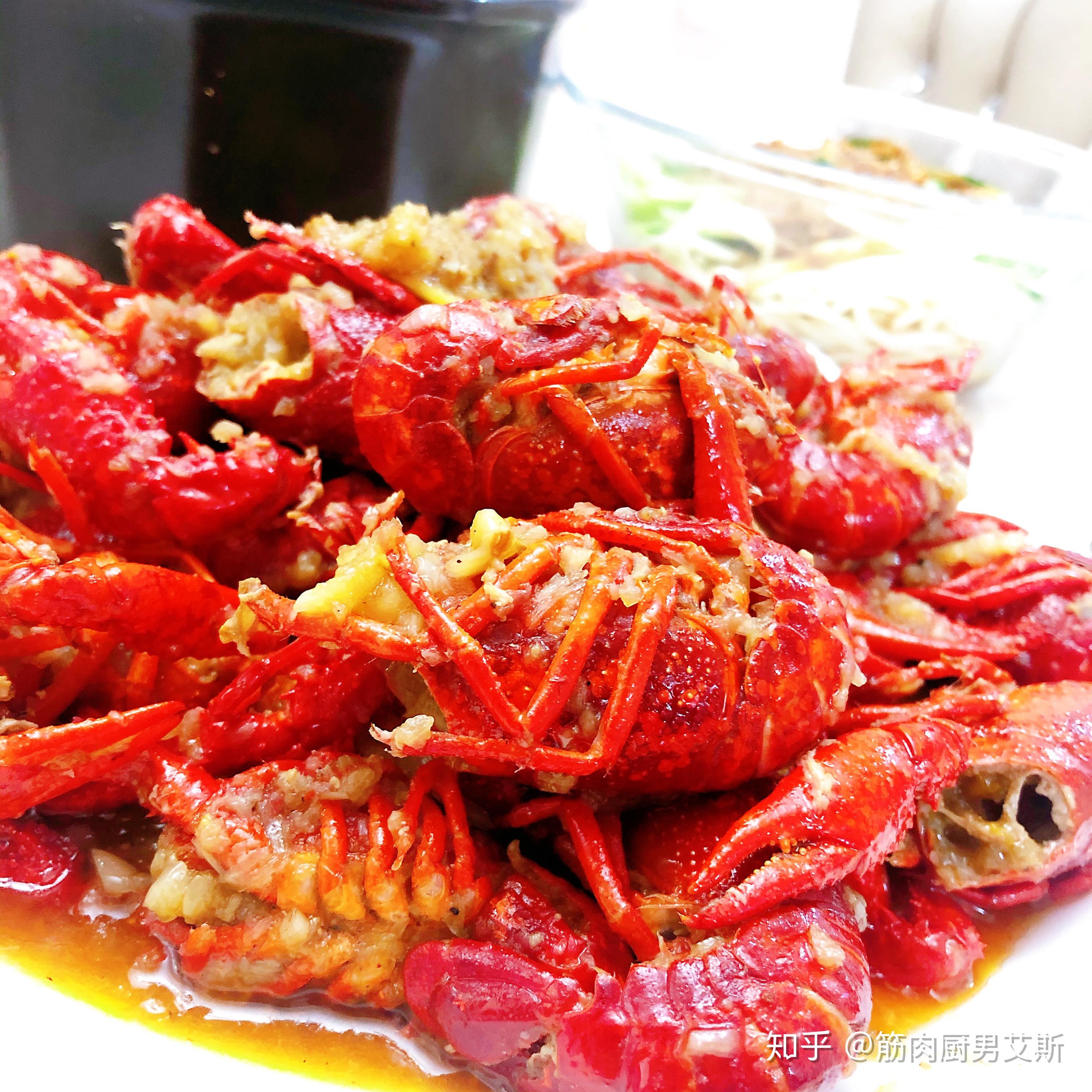 私房菜谱篇二秘制麻辣油门大虾蒜蓉小龙虾