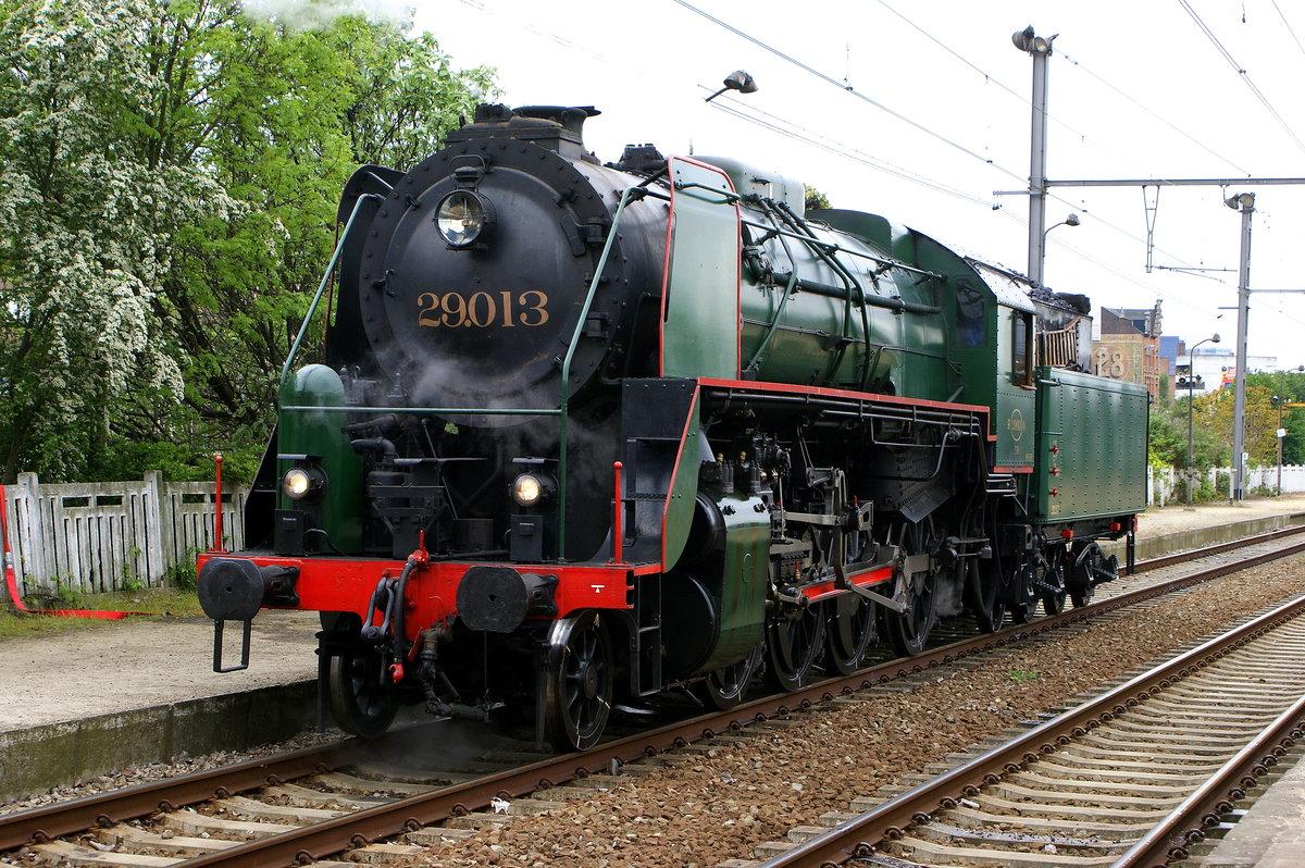 科普kd7型蒸汽机车不为人知的兄弟比利时国营铁路29型蒸汽机车