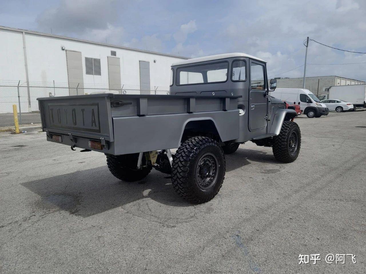经典的丰田fj40修复改装1983年丰田fj45皮卡