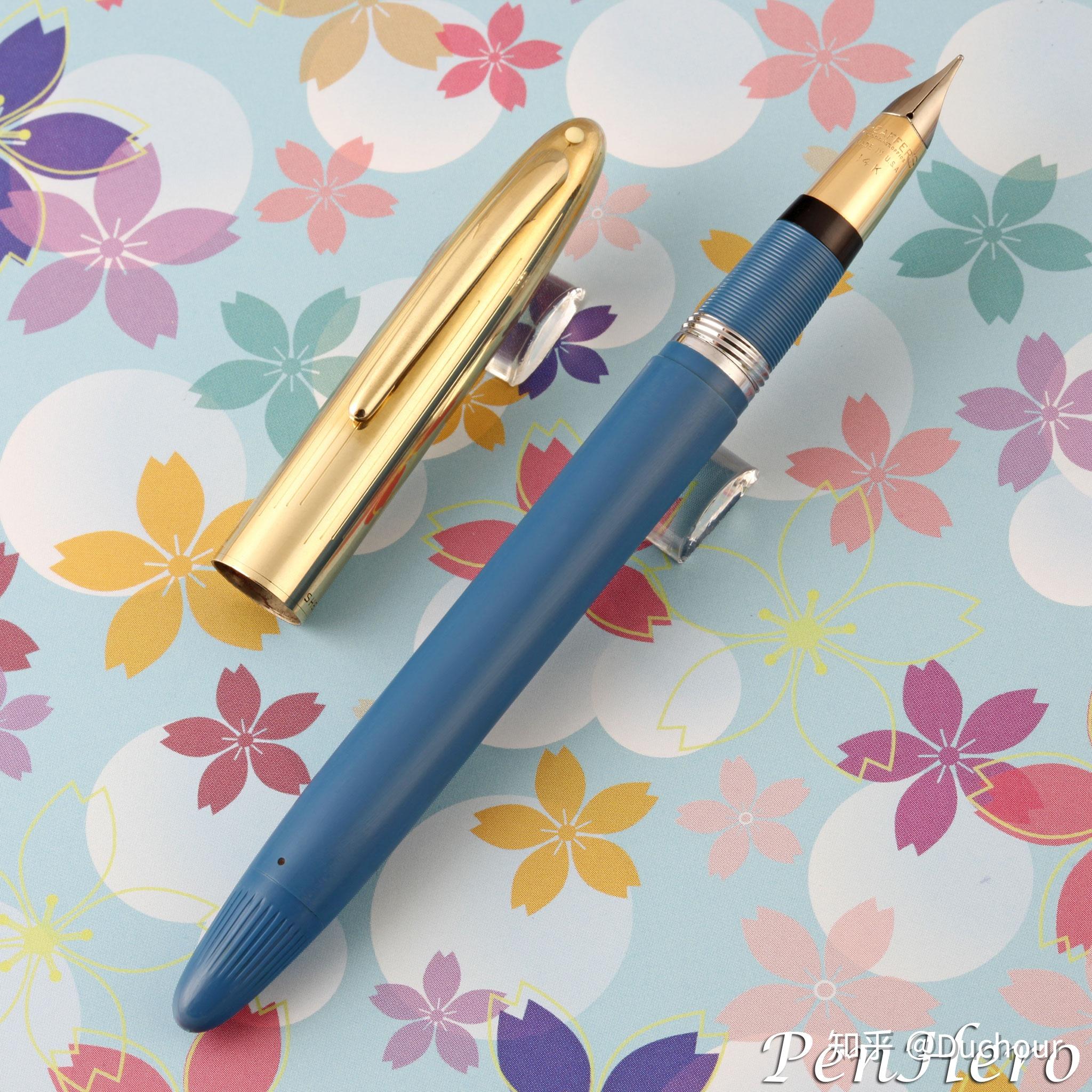 犀飞利潜艇桂冠钢笔浅蓝色