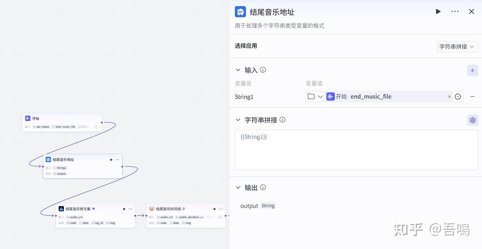 扣子(Coze)实战:“每天听懂一首歌”工作流拆解——视频结尾 - 知乎