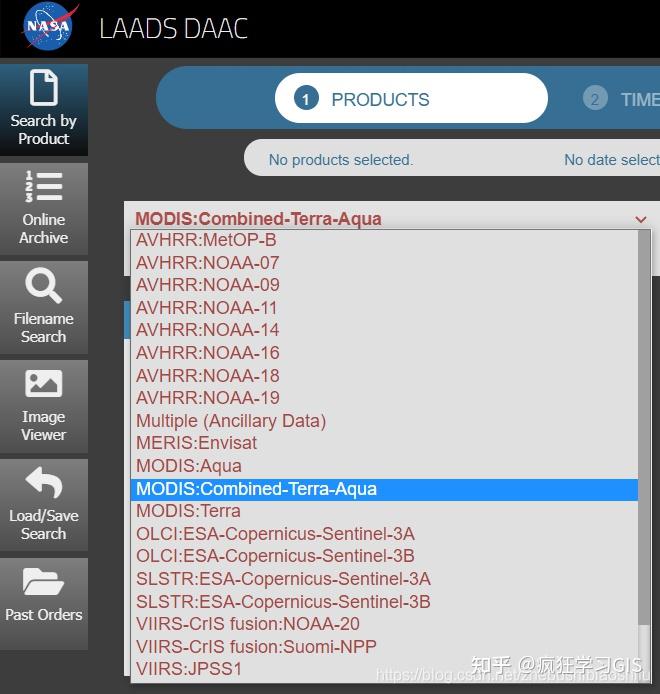 基于LAADS DAAC的MODIS遥感影像各产品批量下载方法 - 知乎