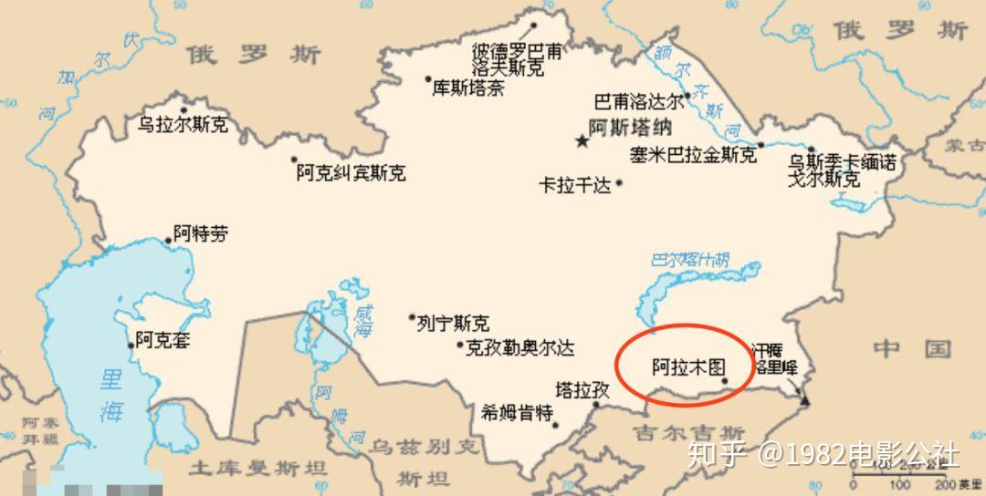 中亚伊犁河地图图片