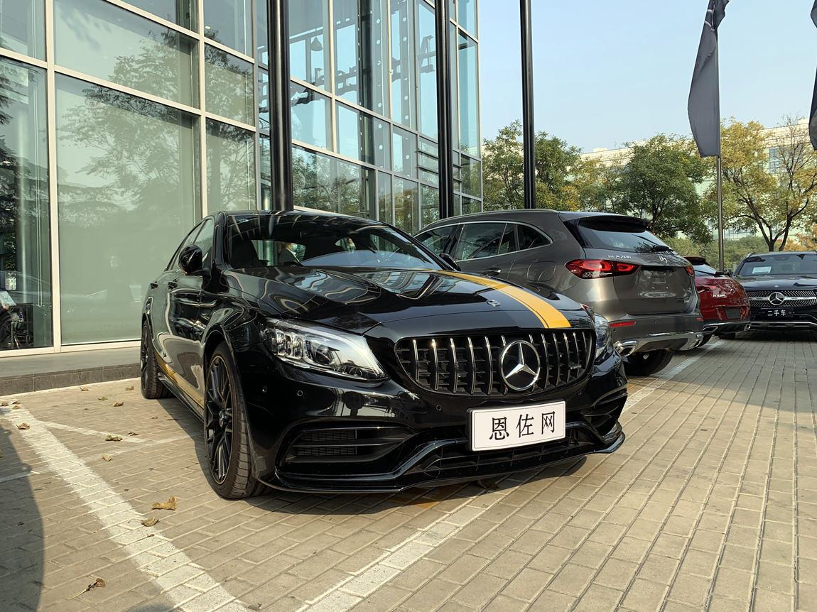 值得收藏的末代v8c63amg暗夜特别版交付昆明客户