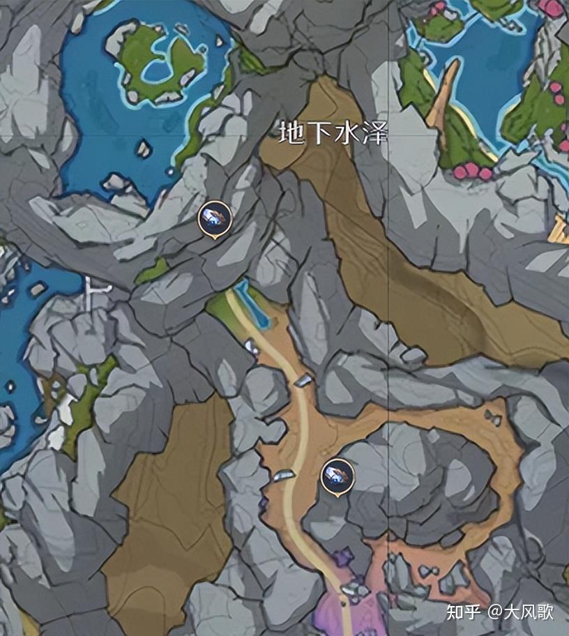 原神地下矿区夜泊石采集位置分享