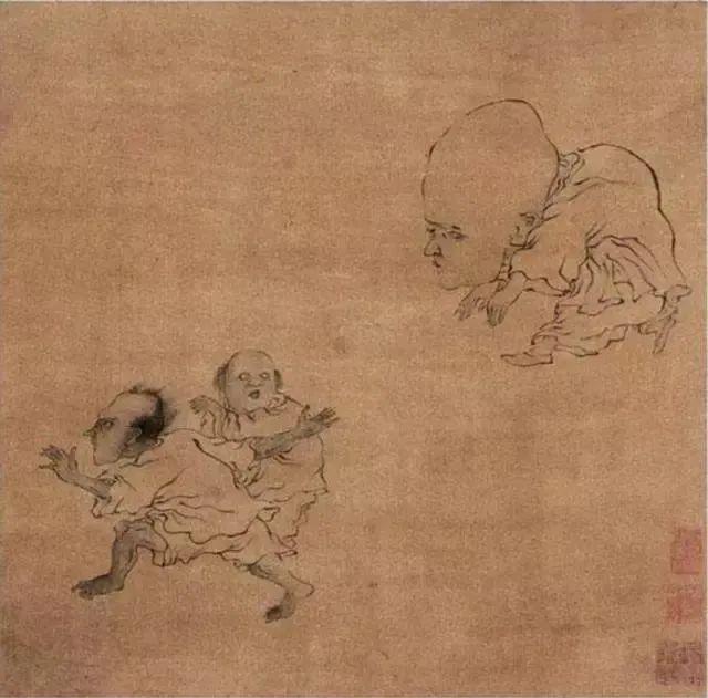 KG058「南海霍氏珍藏本 羅聘鬼趣圖」1函 開發股分有限公司 1970年 和本唐本古書漢籍書道碑法帖 號稱能看見鬼的清代畫家－羅聘