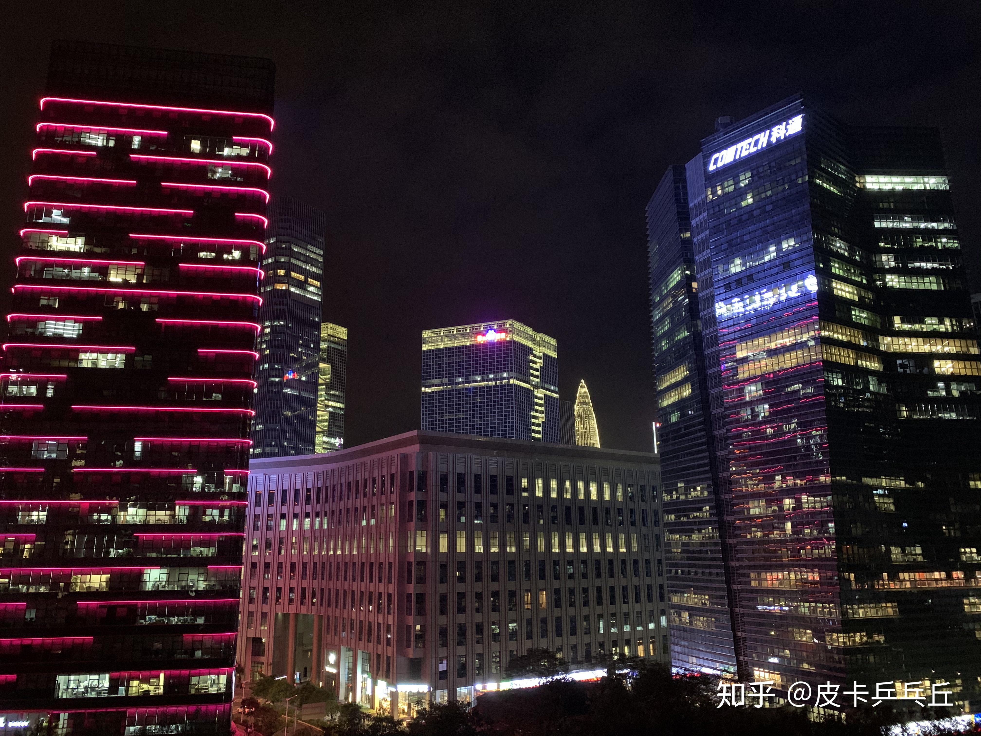 深圳大学夜景图片