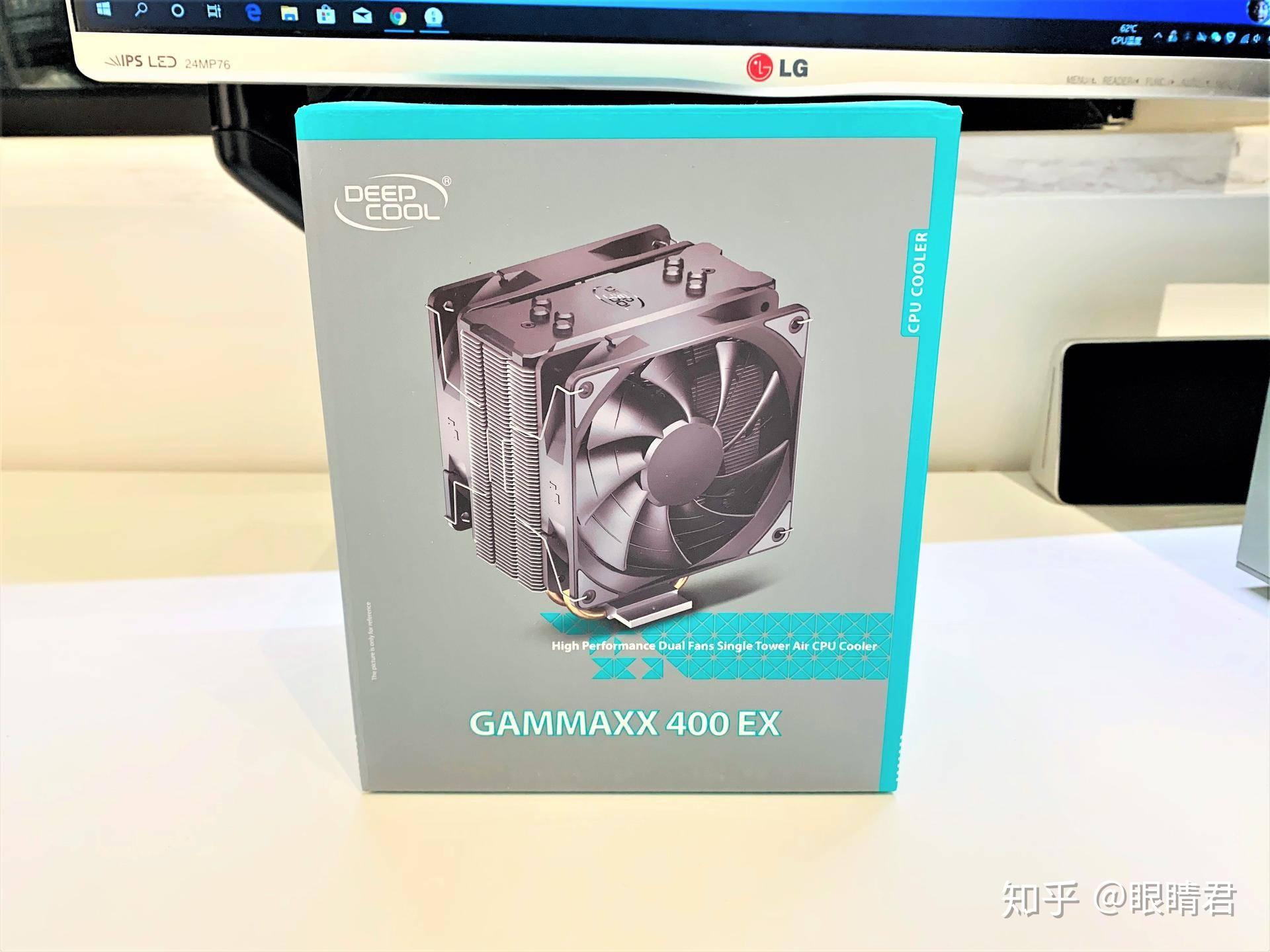 鳍片加量黑化双风扇玄冰400ex散热上机