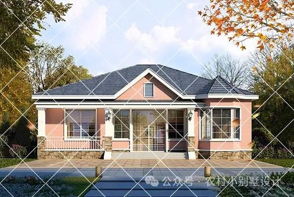 33套农村一层自建房设计图,经典户型不过时，乡村自建房设计别墅 - 知乎