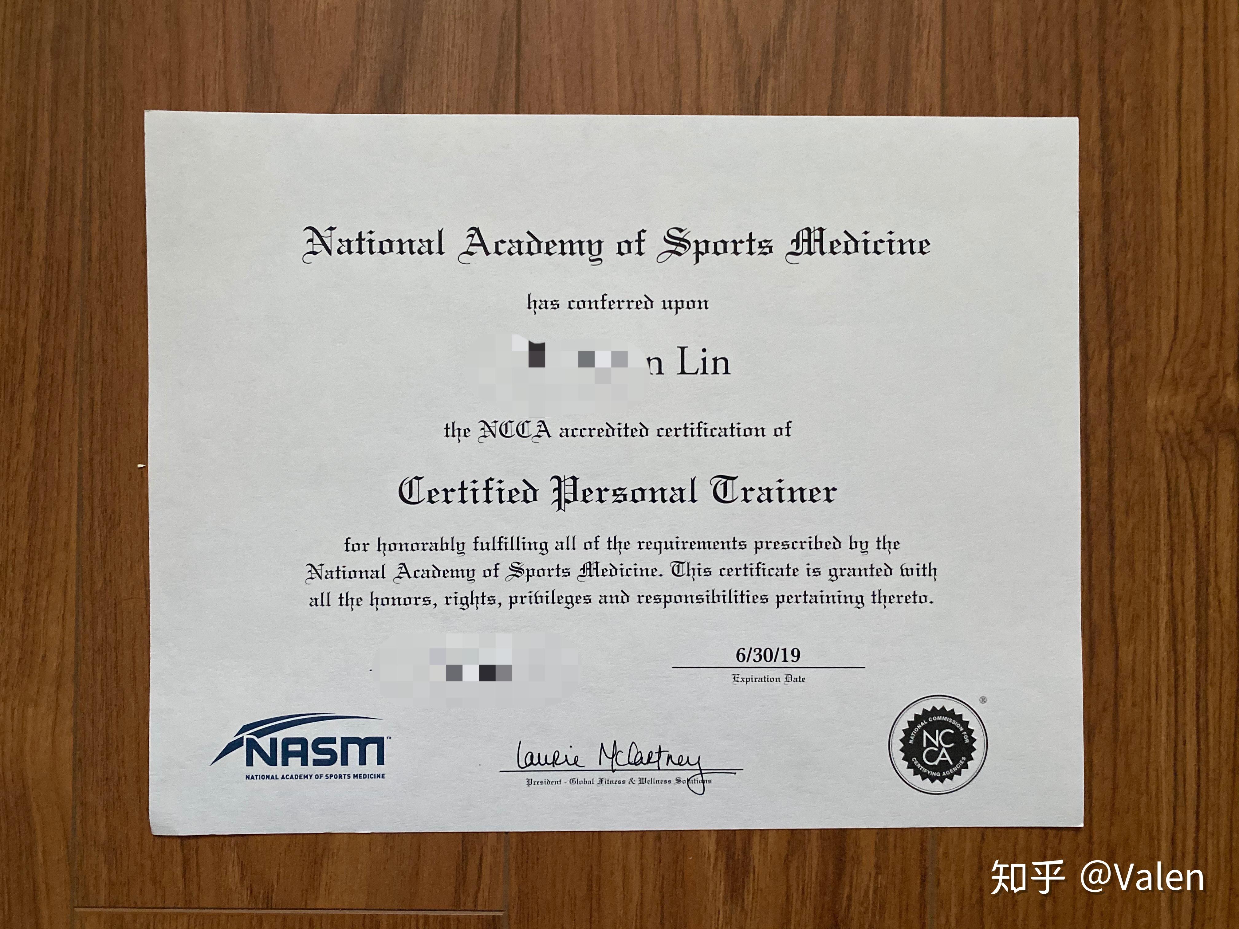 拿我自己来说,我就有nasm的私教证书(美国四大私教证书之一),还有nasm