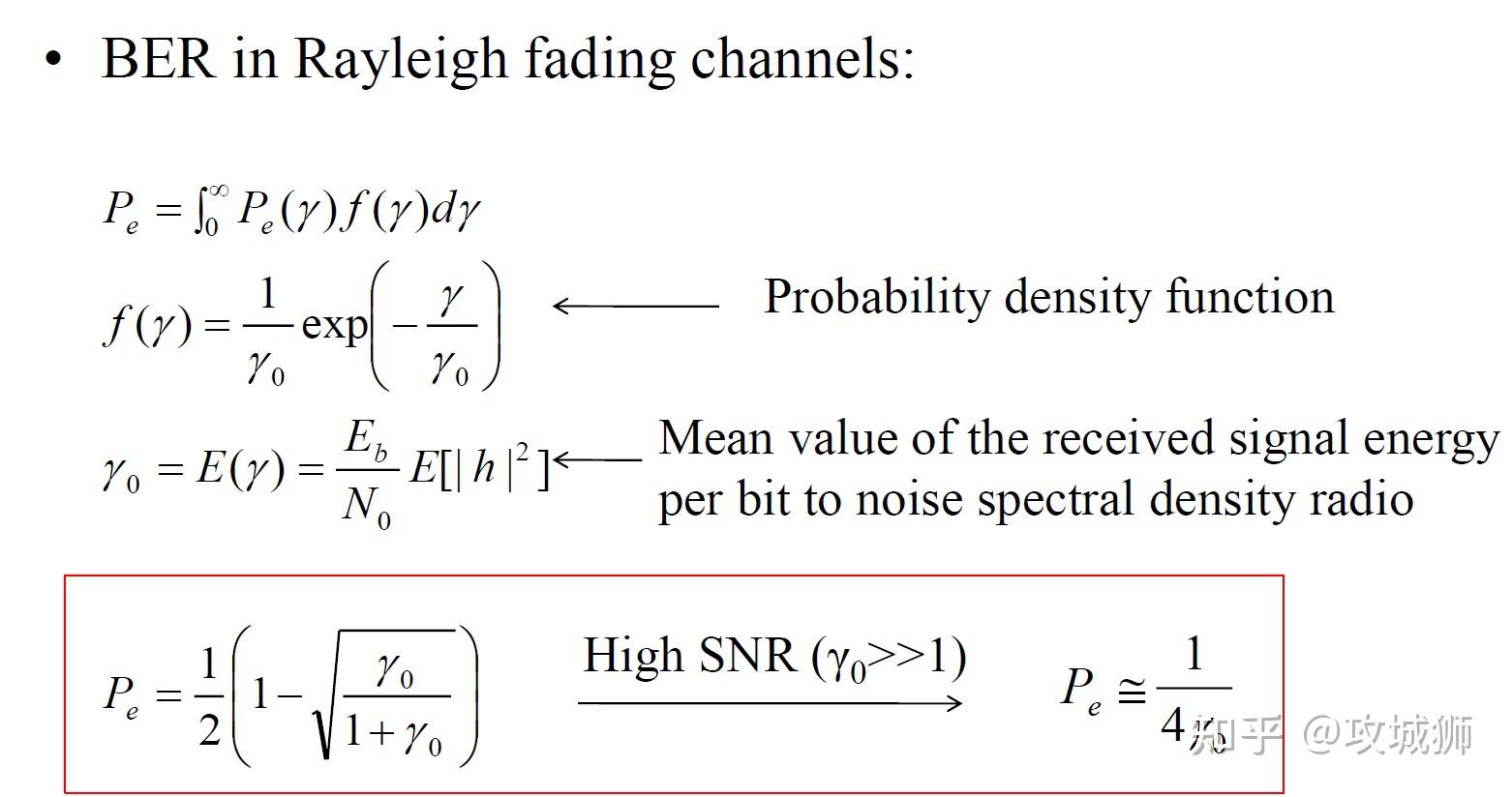 QPSK在AWGN/Rayleigh Fading/Rician Fading Channels下的BER仿真 - 知乎