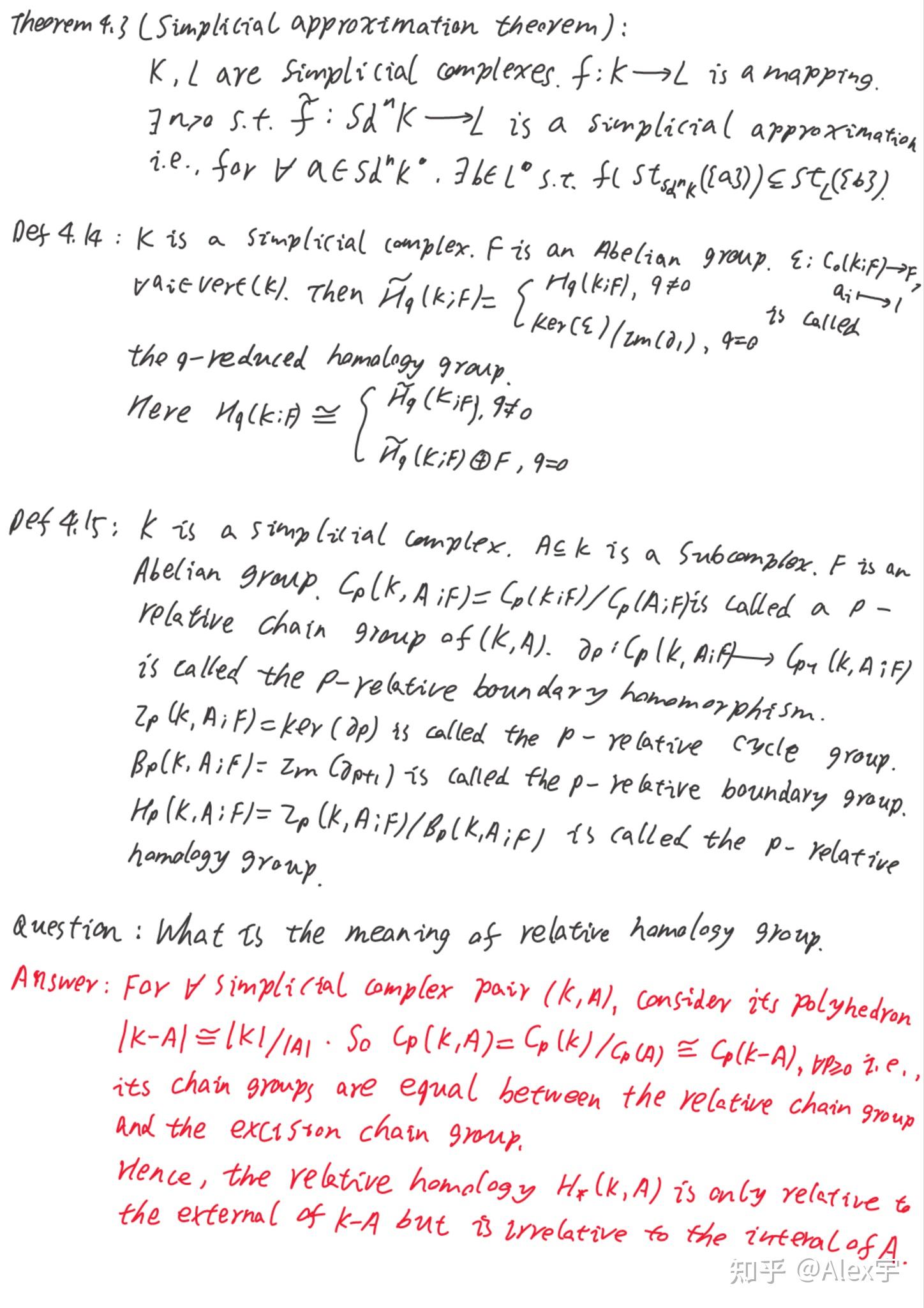 Simplicial homology and cohomology 知乎