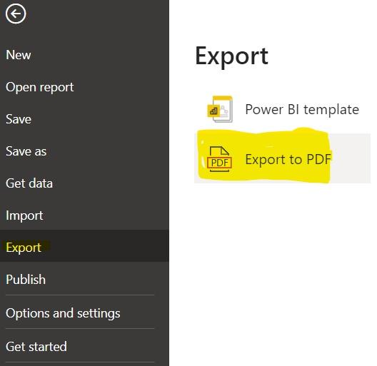  PowerBI PDF 