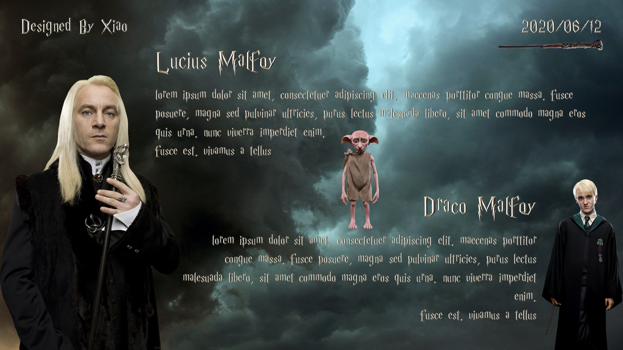 ppt模板哈利波特harrypotter主题模板