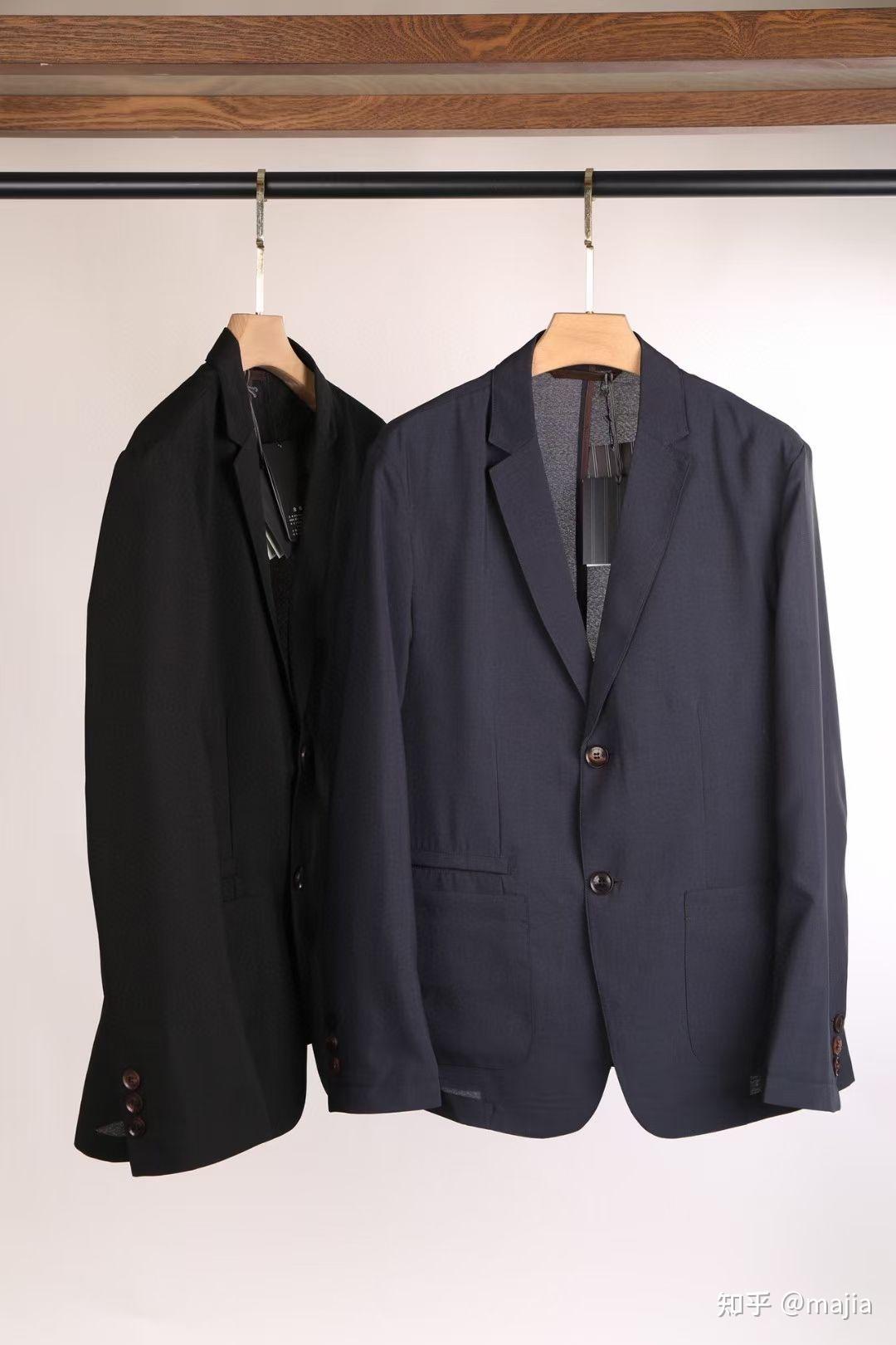 杰尼亚天丝麻休闲西装