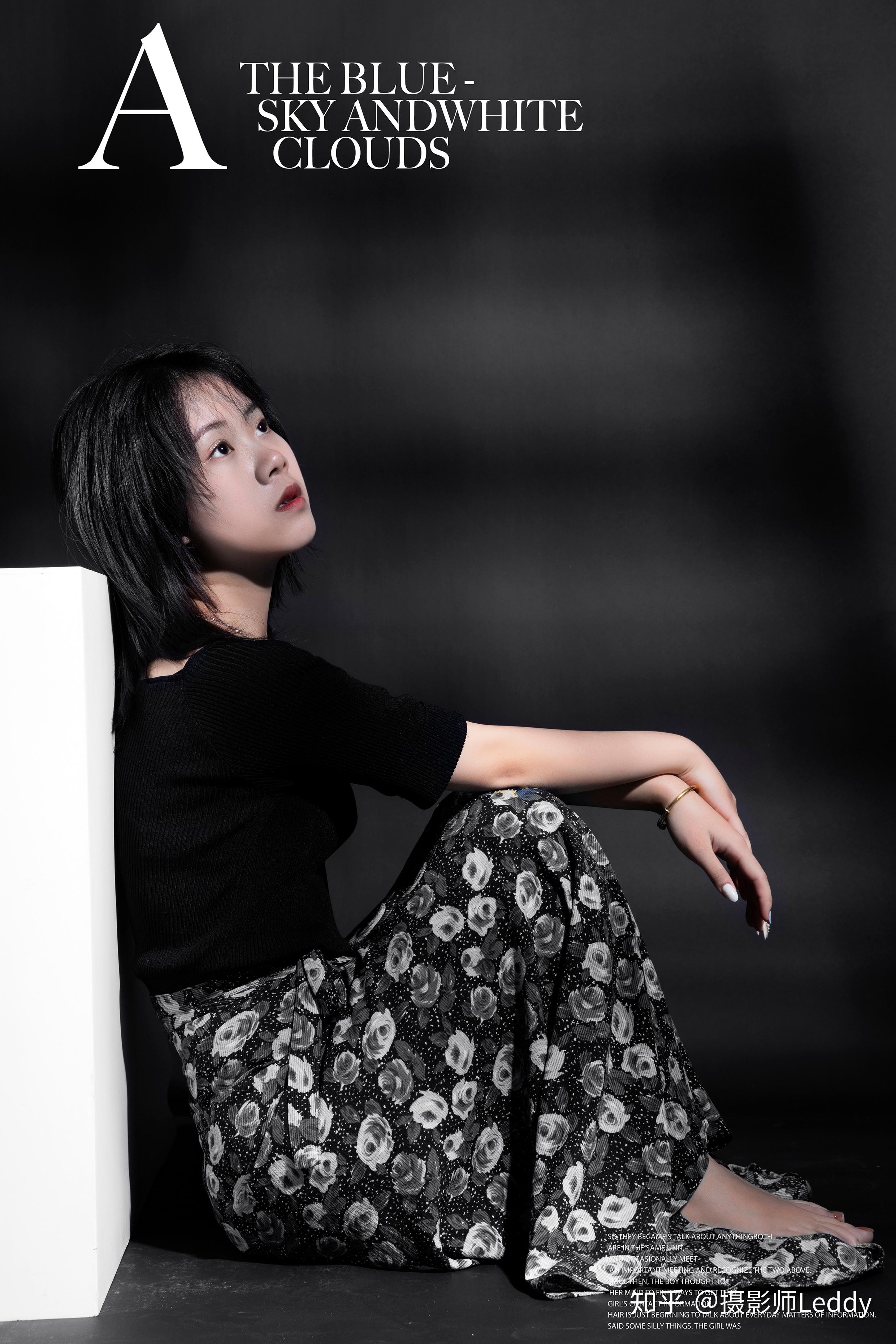 时尚个人艺术写真当一个平时可爱的女孩突然酷了起来