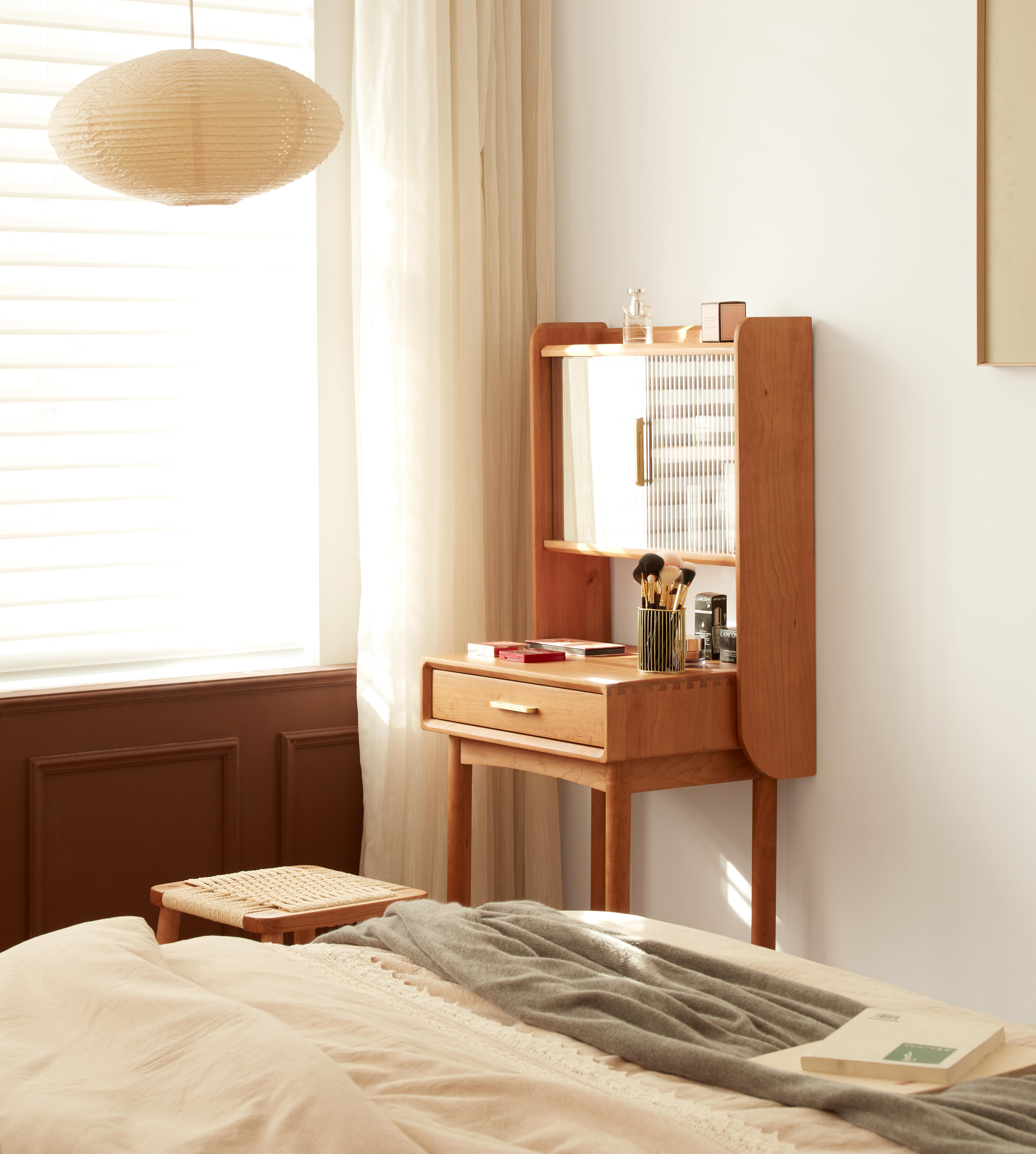 这个小型梳妆台太赞了高颜值一桌多用