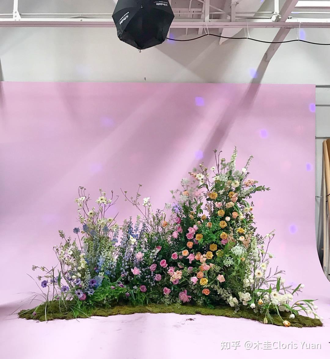 时装花艺岛屿拍摄布景