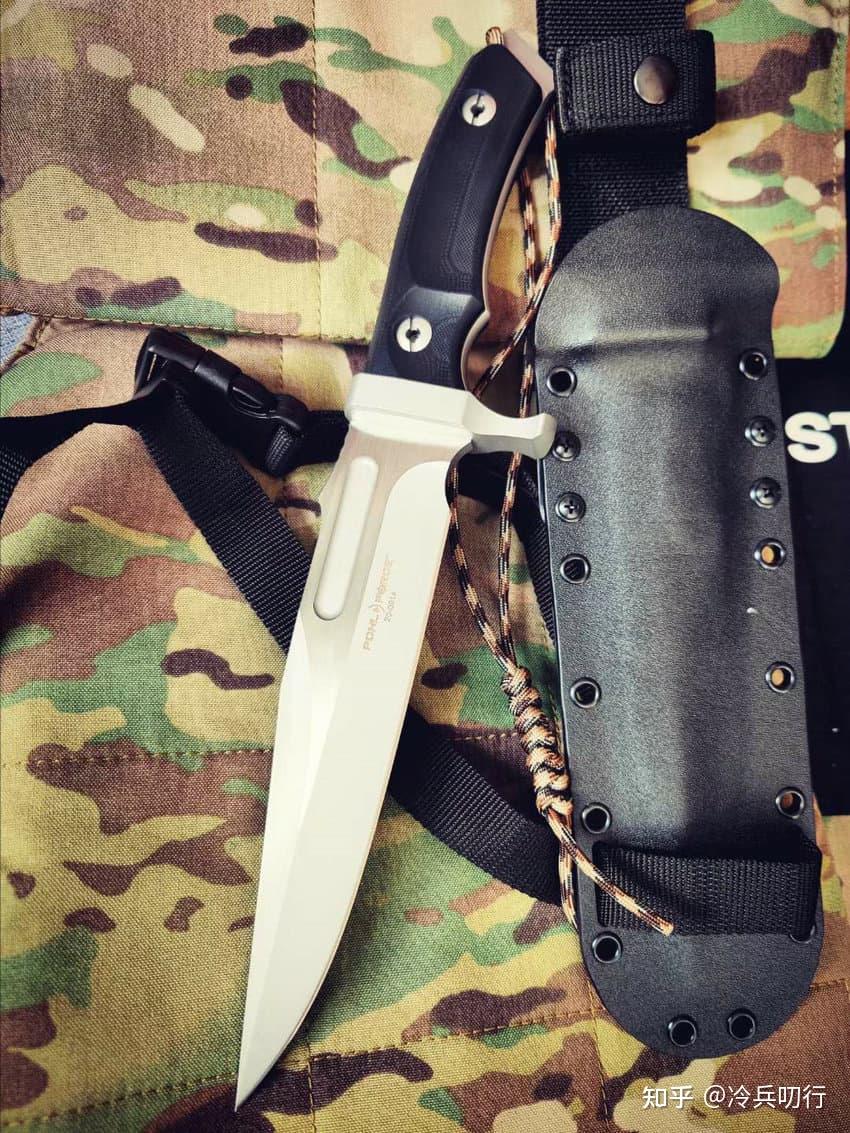 pohlforce波尔武力mk8lastbloodr战术版黑柄白刃直叨