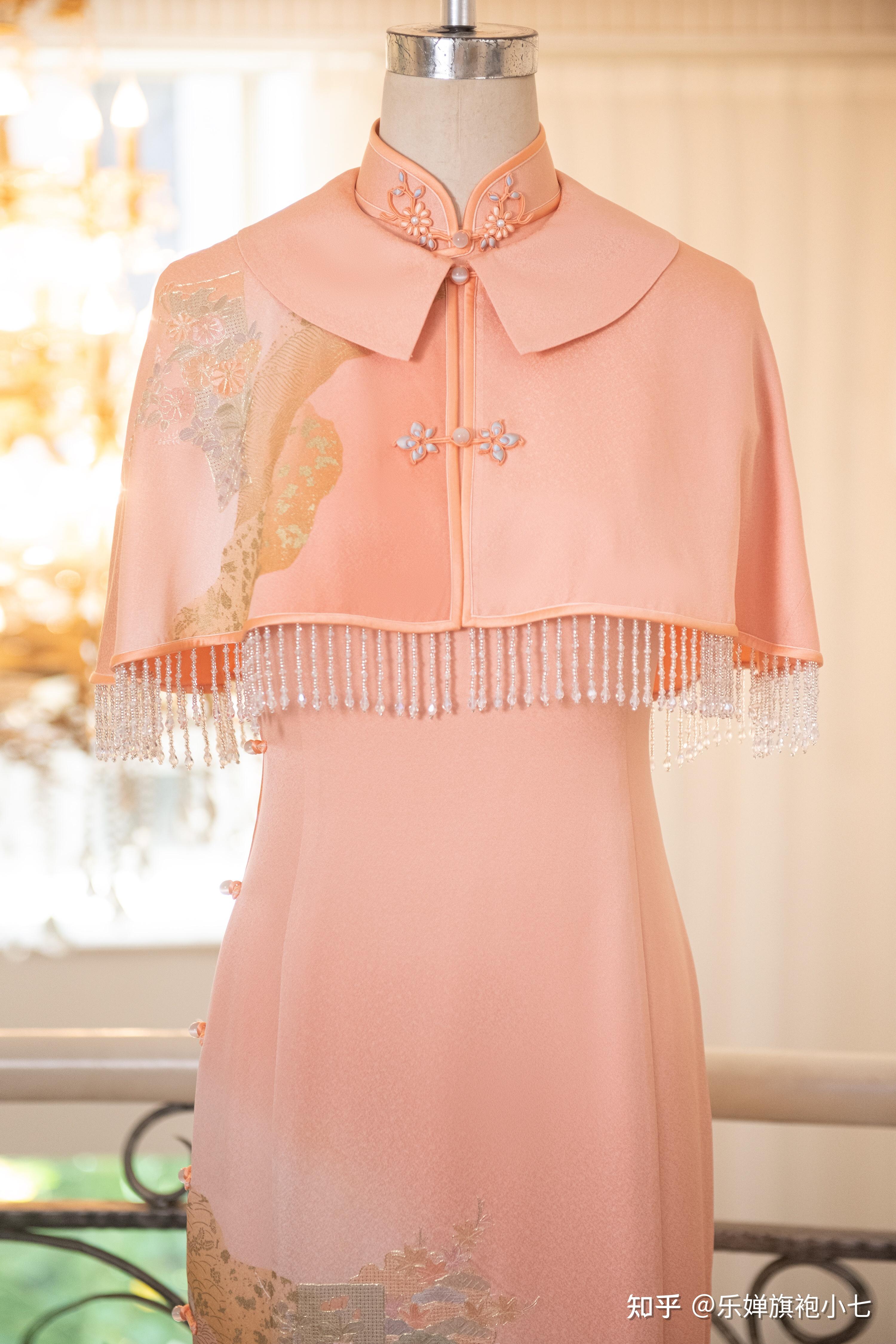 婚礼旗袍这温柔的一抹粉色司藤也会羡慕