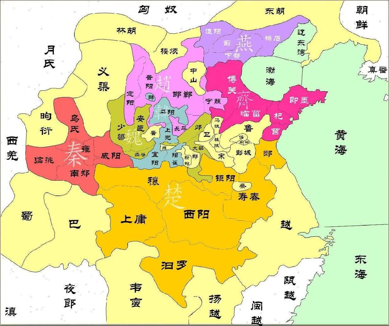 又瓜分了晋国公家的土地,只留下绛,曲沃最后两个城池给即位的晋幽公