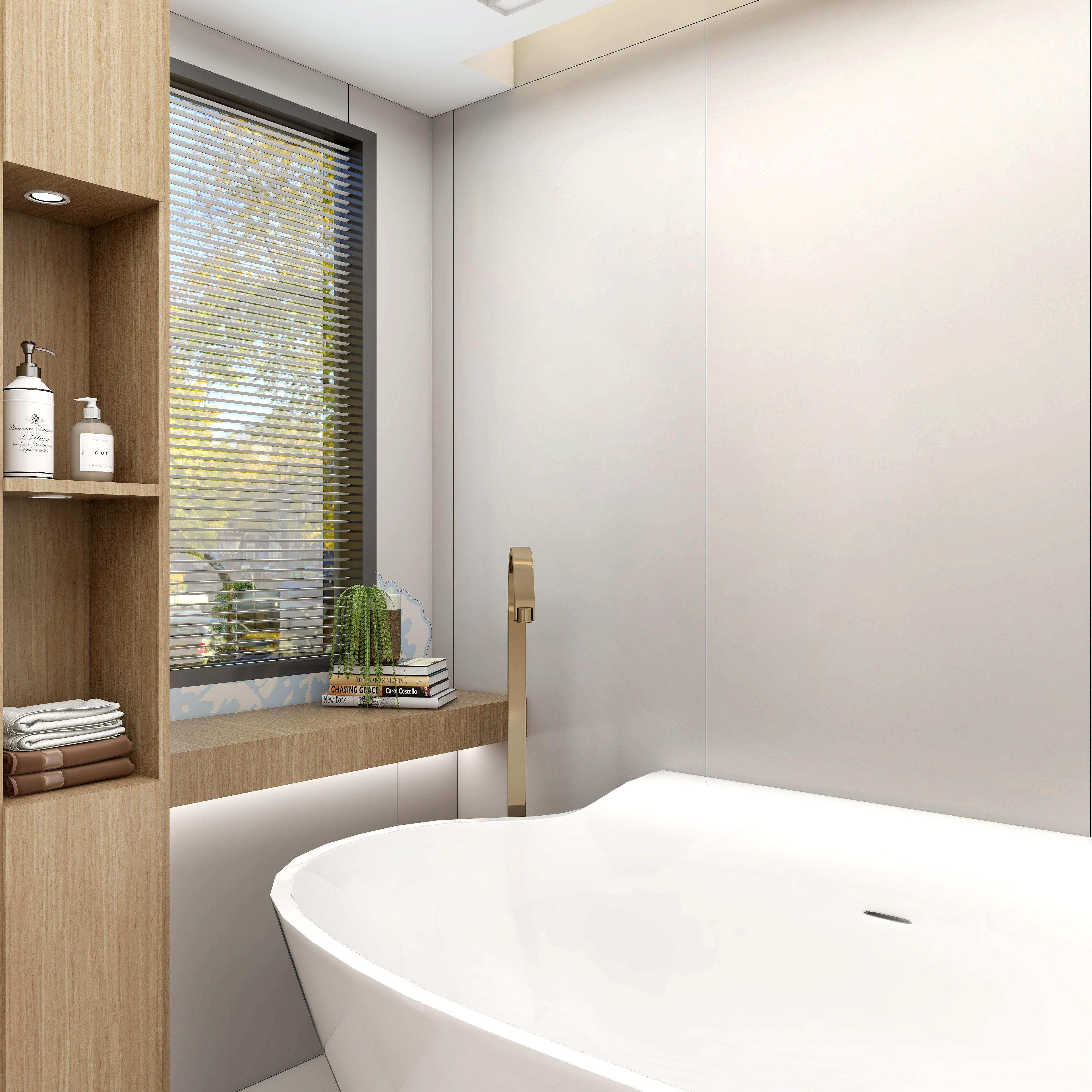 浴室设计中的莫兰迪色马可波罗瓷砖营造精致温柔