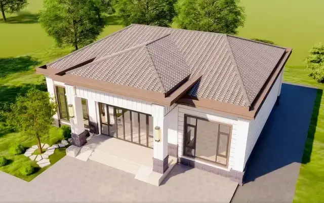 48款一层父母养老带小院子的别墅,打造专属于你的乡间花园住宅 - 知乎