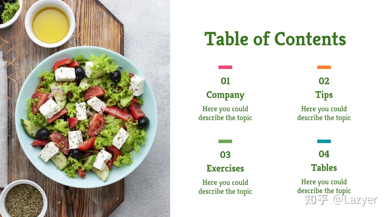 营养减肥食谱ppt模版下载共44页