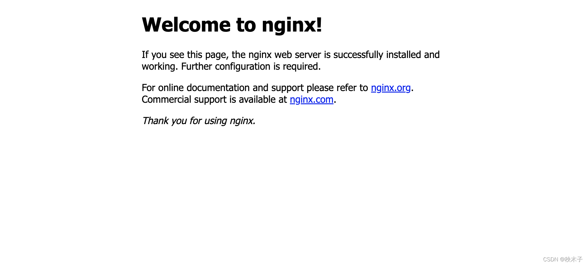 Linux nginx 