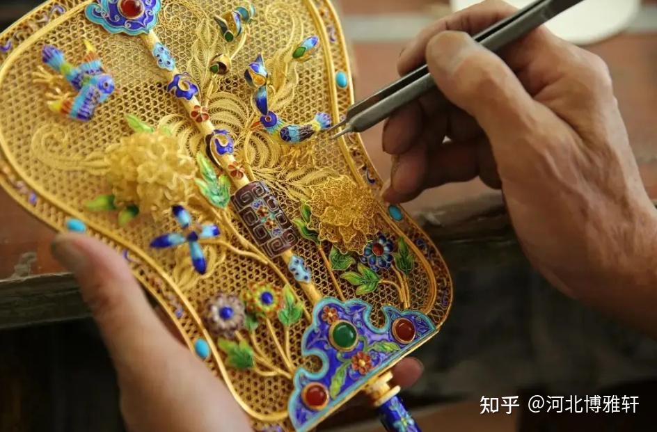 传统工艺有一种美叫做花丝镶嵌河北博雅轩