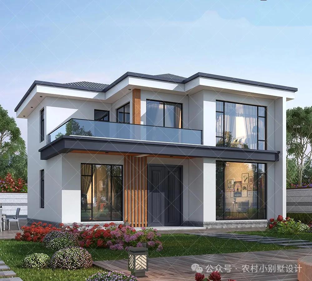 180套二层现代风别墅,2025新款二层现代农村自建房别墅 - 知乎