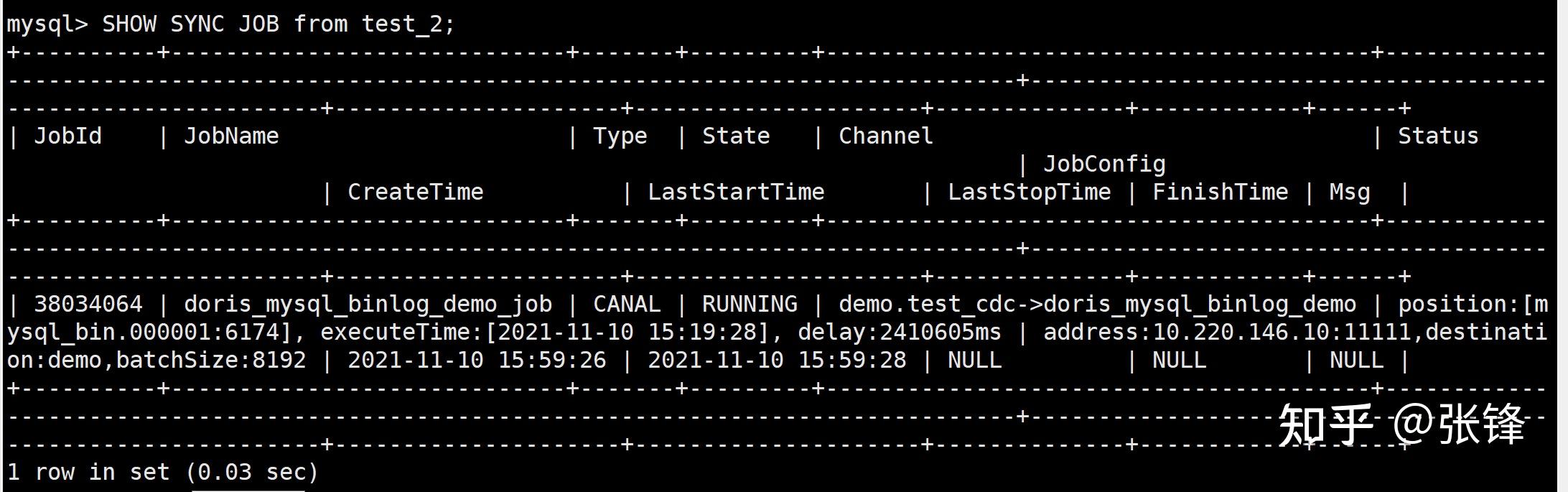 Apache Doris Binlog Load使用方法及示例 - 知乎
