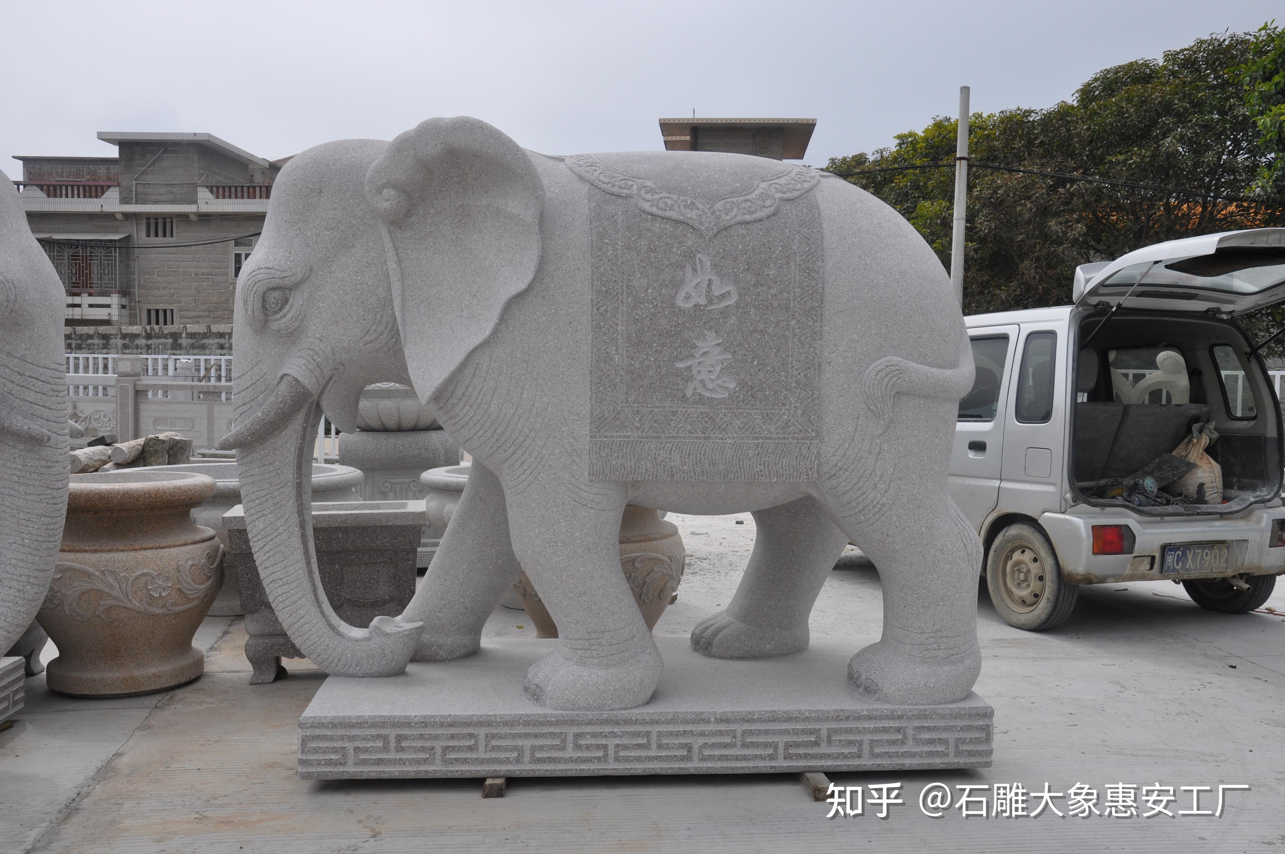 明孝陵大象石雕图片