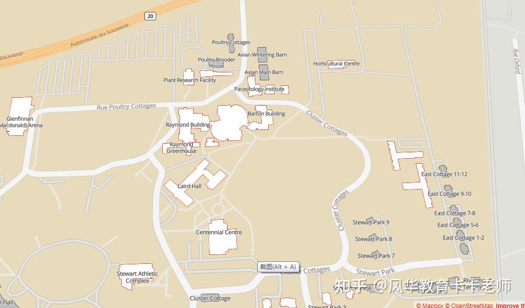 麦吉尔大学地图图片