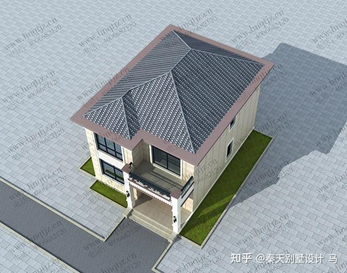 占地面积90平,二层农村自建小别墅设计图,经济实用造价低! - 知乎
