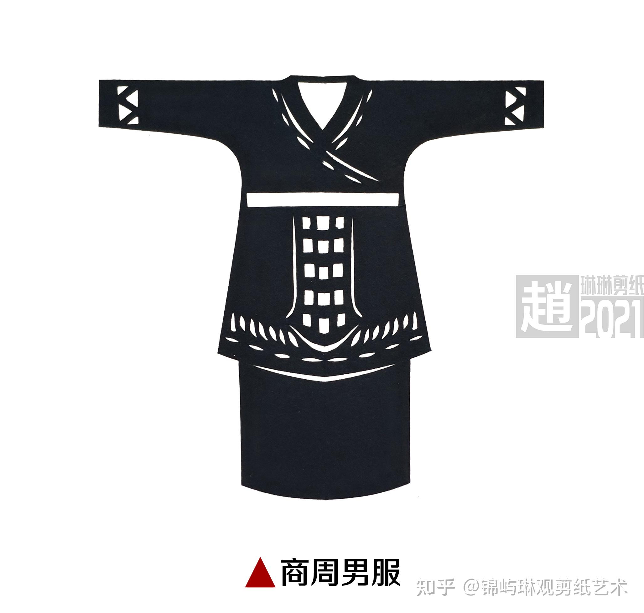 來一套剪紙版的中國古代服裝史