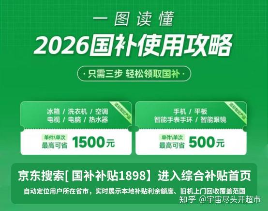 2026年暑假国补怎么领?手把手教你薅到最高1500元