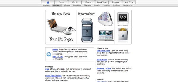 官网截图详细介绍，带你回顾2000-2006年的Apple Mac产品（上
