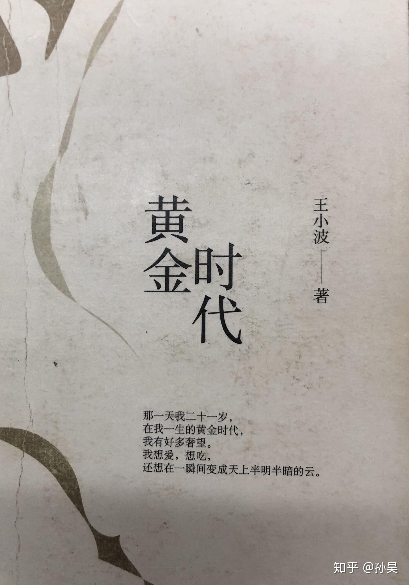 如何评价王小波黄金时代这本书