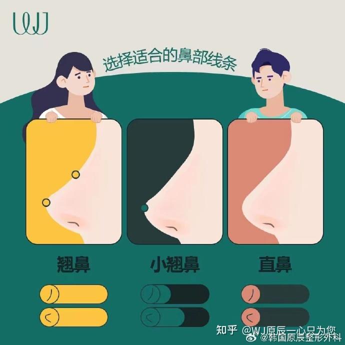 塌鼻梁和高挺美鼻，颜值竟差这么多！ - 知乎