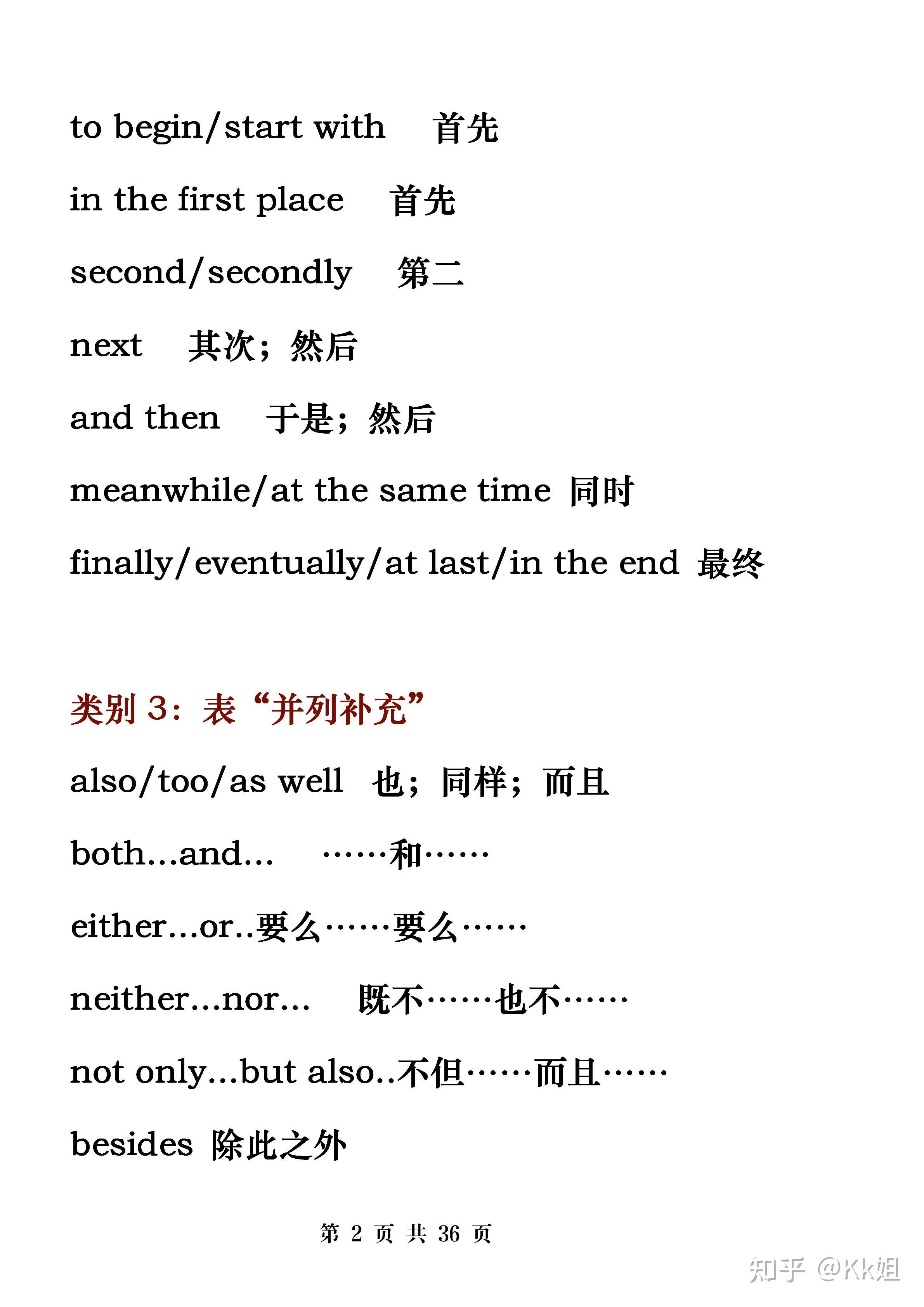 神助攻！高考英语作文满分的秘密！30组同义表达，9大类过渡词 - 知乎